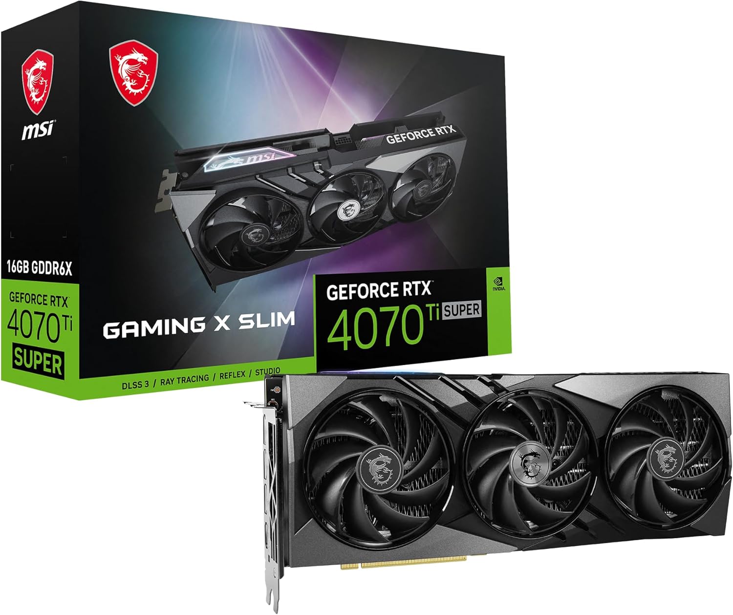 MSI GeForce RTX 4070 Ti Super 16G Gaming X Slim